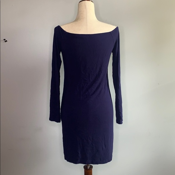 Forever 21 Navy Blue Long Sleeved Bodycon Dress XL - Picture 6 of 8